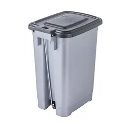 Plastový nášlapný odpadkový koš KEEEPER 40 l