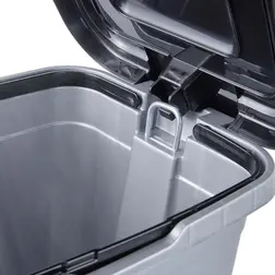 Plastový nášlapný odpadkový koš KEEEPER 40 l