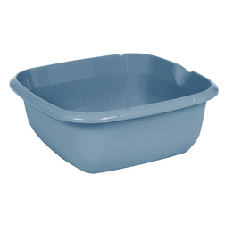 Čtvercová plastová mísa Keeeper 38×38×15 cm 13 l severská modrá