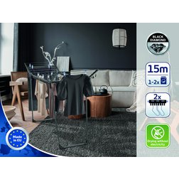 Sušák na prádlo Leifheit Pegasus 150 Solid Slim BLACK