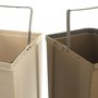Odpadkový koš na tříděný odpad Orion Duo Dust 2x10 l