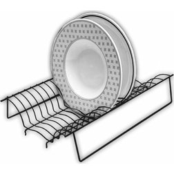 Kovový odkapávač nádobí BLACK GLOBE 40 cm