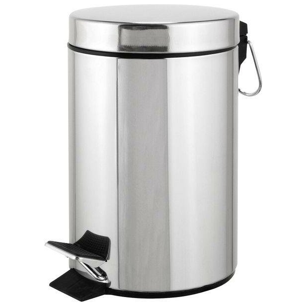 Odpadkový nerezový koš s pedálem 3 l