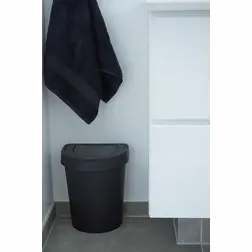 Odpadkový koš Seattle 45 l s výklopným víkem šedý