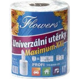 Kuchyňské utěrky dvouvrstvé  Flowers Maximum XXL 110 m