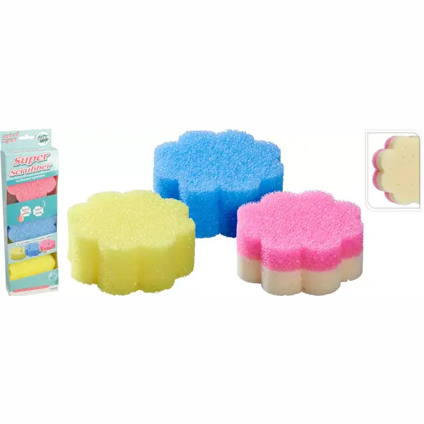 Houbička Scrub 3 ks