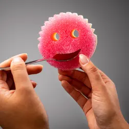 Houbička Scrub Mommy Pink Single růžová