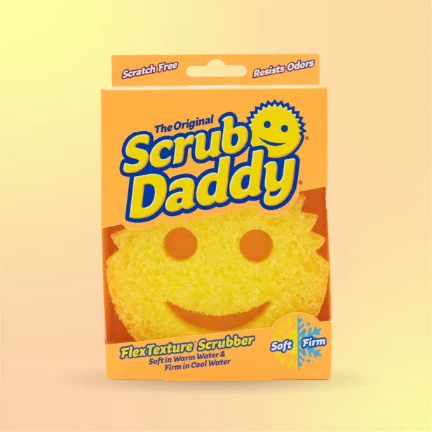 Houbička Scrub Daddy Original žlutá