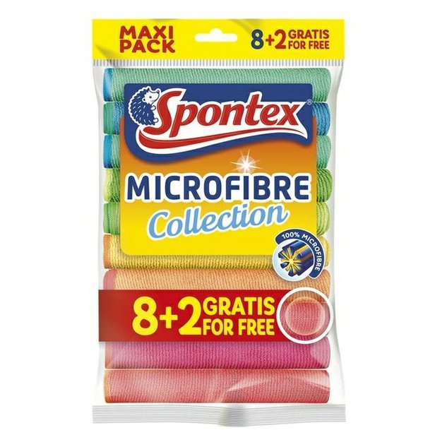 Mikroutěrky Spontex 8+2