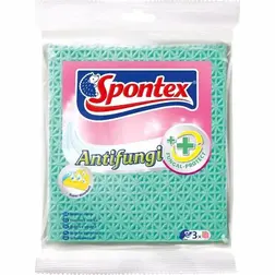 Antibakteriální houbová utěrka Spontex 3 ks