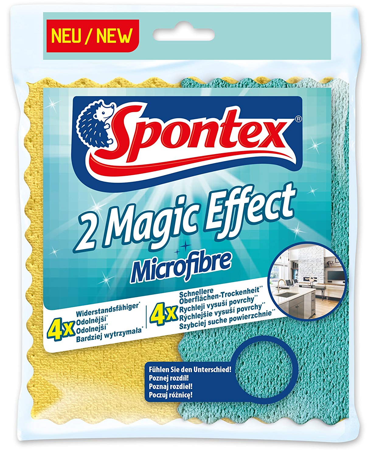 Spontex Magic Effect hadřík z mikrovlákna 2 ks