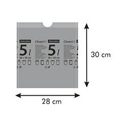 Zatahovací sáčky do odpadkových košů Tescoma CLEAN KIT 5 l 15 ks