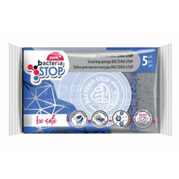 Houbička na nádobí BACTERIA STOP YORK 5 ks