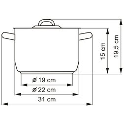 Hrnec Kolimax Klasik 5,5 l 22 cm