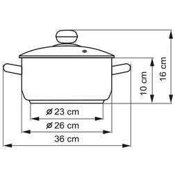 Nerezový kastrol Kolimax Premium 26 cm, 4.5 l