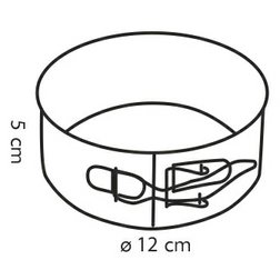 Forma na dort rozkládací Tescoma DELÍCIA 12 cm