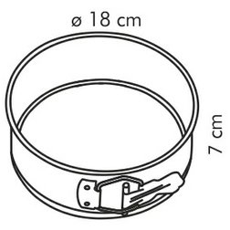 Forma na dort rozkládací Tescoma DELÍCIA 18 cm