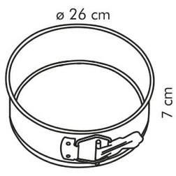 Forma na dort rozkládací Tescoma DELÍCIA 26 cm