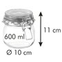 Zavařovací sklenice s klipem Tescoma DELLA CASA 600 ml