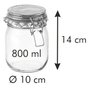 Zavařovací sklenice s klipem Tescoma DELLA CASA 800 ml