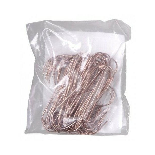 Vánoční háček krátký měděný 50 ks