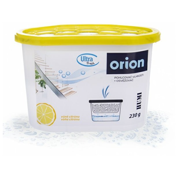 Pohlcovač vlhkosti + osvěžovač Humi Orion 230 g citron