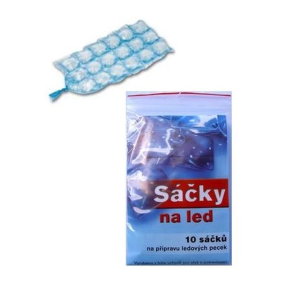 Sáčky na ledové kostky 18 kostek 10 ks