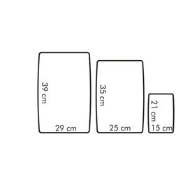 Krájecí deska pružná Tescoma PRESTO sada 3 ks barevný mix