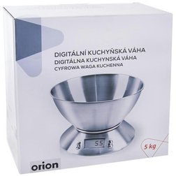 Váha kuchyňská Orion digitální nerez 5kg