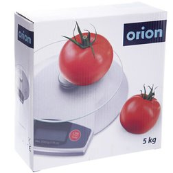 Kuchyňská váha Orion digitální kulatá 5 kg