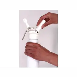 Šlehačková láhev LISS HOME CHEF 0,5 l bílá