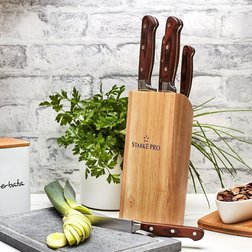 Sada 6 kuchyňských nožů v bloku Starke Pro Atago