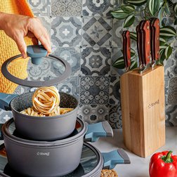 Sada 6 kuchyňských nožů v bloku Starke Pro Atago