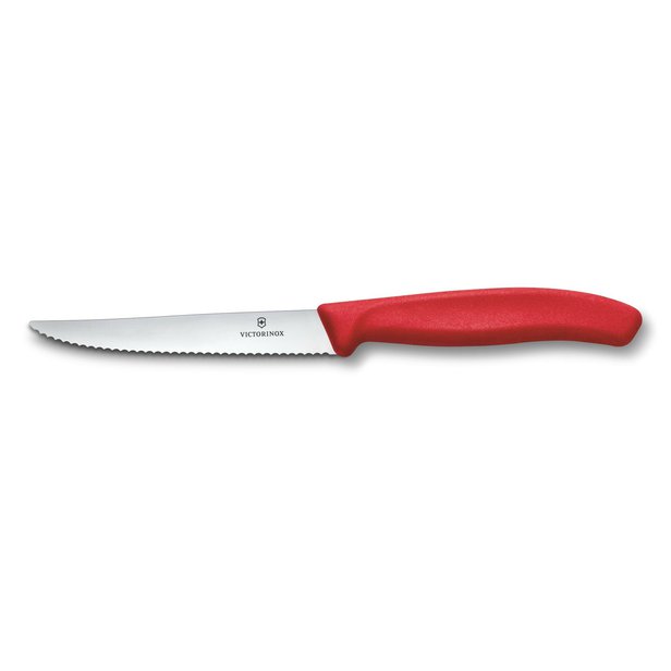 Steakový nůž Victorinox červený 11 cm
