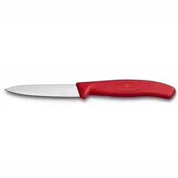 Kuchyňský nůž na zeleninu Victorinox 8 cm červený