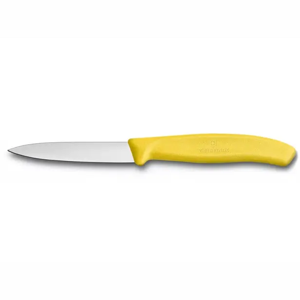 Nůž na zeleninu 8 cm žlutý