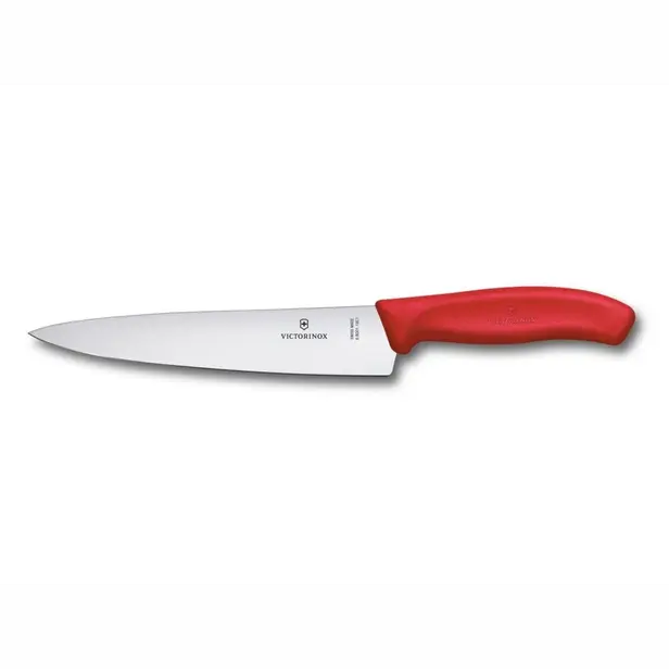 Kuchařský nůž Victorinox 19 cm červený