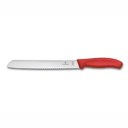 Nůž na chleba Victorinox 21 cm červený