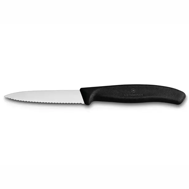 Kuchyňský nůž na zeleninu Victorinox 8 cm černý