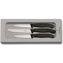 Victorinox třídílná sada nožů černá 6.7113.3G