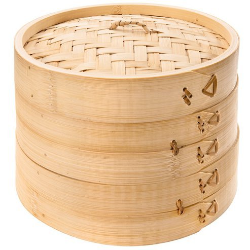 Napařovací košík bambusový Tescoma NIKKO ø 20 cm, dvoupatrový