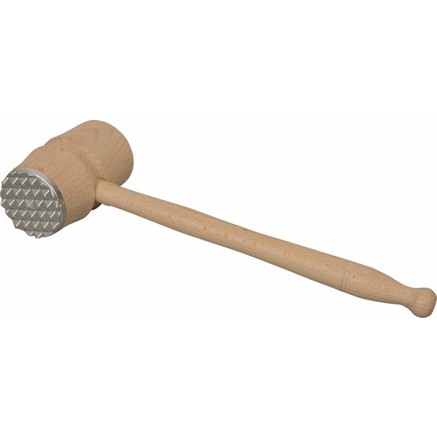 Dřevěná palička na maso Dřevotvar s kovem 33 cm