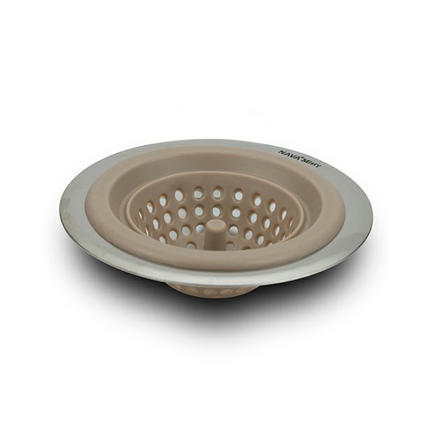 Sítko do dřezu NAVA Misty plast/nerez 12 cm