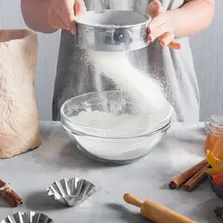 Nerezové síto na mouku Orion 19 cm