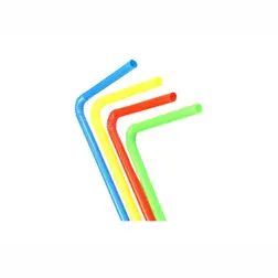 Plastové brčko Flexi 24 cm, 50 ks