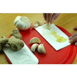 Kuchyňská stěrka s třítkem na česnek Reproplast 13 × 7 cm, 2 ks