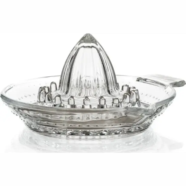 Skleněný lis na citron 13 × 6,5 cm