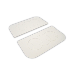 Kuchyňská stěrka s třítkem na česnek Reproplast 13 × 7 cm, 2 ks