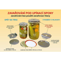 Upínací spona na víčka OMNIA Ø 83 mm 5 ks