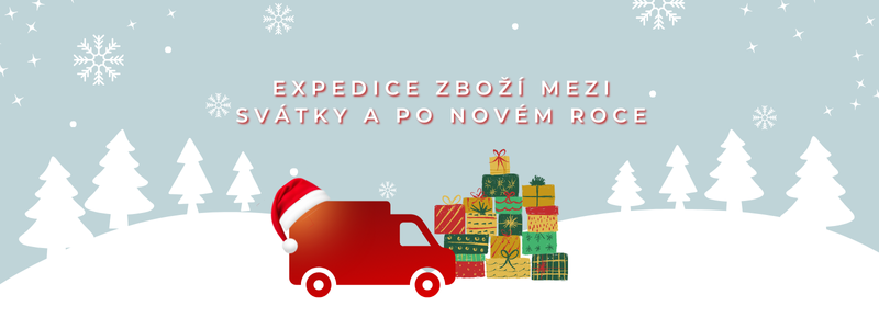 Expedice zboží mezi svátky a po Novém roce